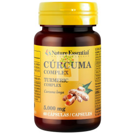 CÚRCUMA + VIT. C + PIMIENTA NEGRA 60 CÁPSULAS NATURE ESSENTIAL