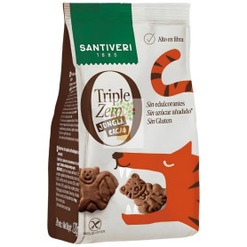 GALLETA JUNGLA CACAO TRIPLE ZERO 120Gr SANTIVERI