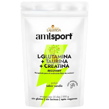 L-GLUTAMINA+TAURINA+CREATINA AMLSPORT 590G ANA MARÍA LAJUSTICIA