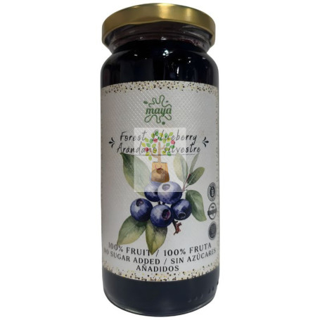 MERMELADA DE ARÁNDANO SILVESTRE SIN GLUTEN 265G MAYA ORGANIC