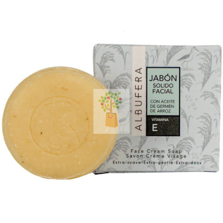 JABÓN SÓLIDO FACIAL DE GERMEN DE ARROZ 60G LA ALBUFERA