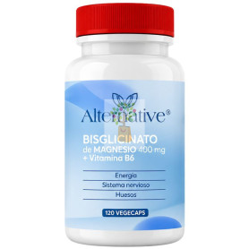 BISGLICINATO DE MAGNESIO + VITAMINA B6 120 CÁPSULAS ALTERNATIVE
