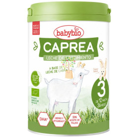 CAPREA 3 LECHE DE CABRA FÓRMULA DE CRECIMIENTO 800G BABYBIO