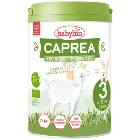 CAPREA 3 LECHE DE CABRA FÓRMULA DE CRECIMIENTO 800G BABYBIO