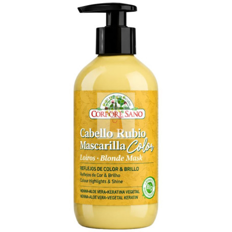 MASCARILLA PARA CABELLO RUBIO 280ML CORPORE SANO