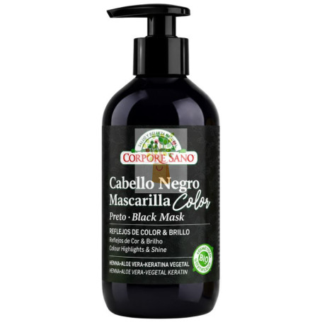 MASCARILLA PARA CABELLO NEGRO 280ML CORPORE SANO
