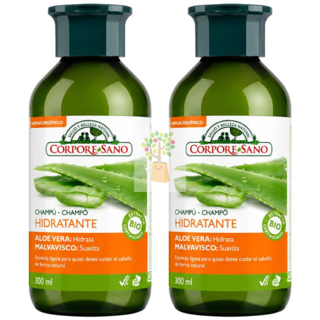 CHAMPÚ HIDRATANTE 300+300ML CORPORE SANO