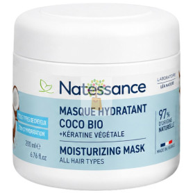 MASCARILLA CAPILAR HIDRATENTE DE COCO ECOLÓGICO 200ML NATESSANCE