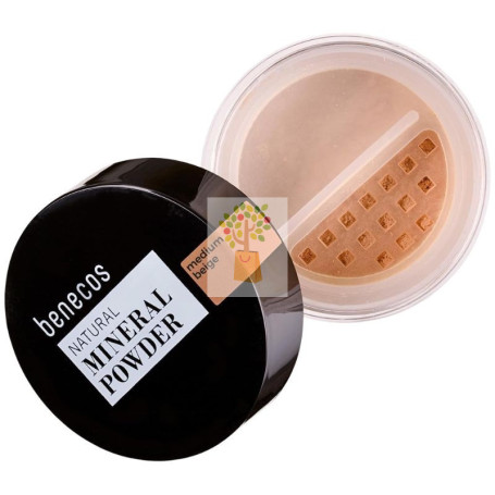 POLVO MINERAL NATURAL SUELTO MEDIUM BEIGE 6G BENECOS