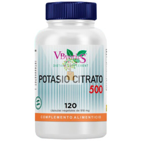 POTASIO CITRATO 500 120 CÁPSULAS VEGETALES VBYOTICS