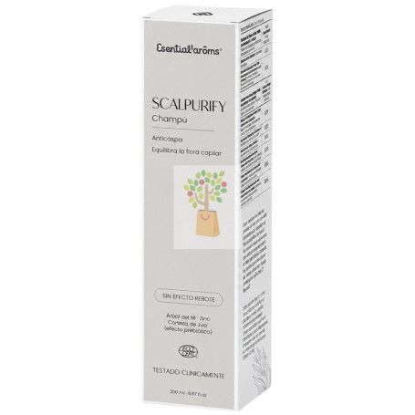 SCALPURIFY CHAMPÚ ANTICASPA 200ML ESENTIAL AROMS