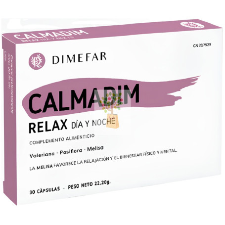 CALMADIM RELAX 30 CÁPSULAS DIMEFAR