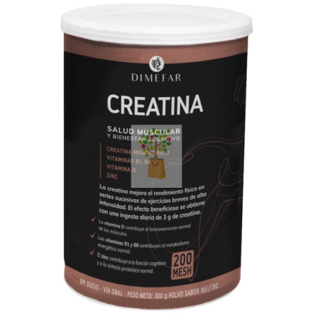 CREATINA SABOR NEUTRO 300G DIMEFAR