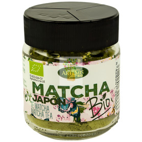 TÉ MATCHA TARRO DE CRISTAL BIO 55G ARTEMIS