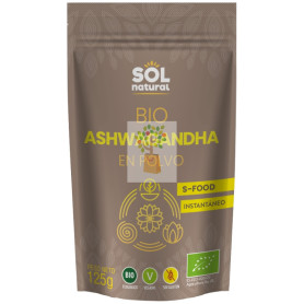 ASHWAGANDHA EN POLVO BIO 125G SOL NATURAL