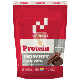 ISO WHEY CERO-CERO SABOR CHOCOLATE 450G NUTRISPORT