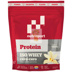 ISO WHEY CERO-CERO SABOR VAINILLA 1500G NUTRISPORT