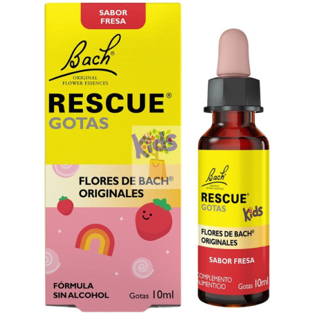 RESCUE KIDS SABOR FRESA 10ML BACH