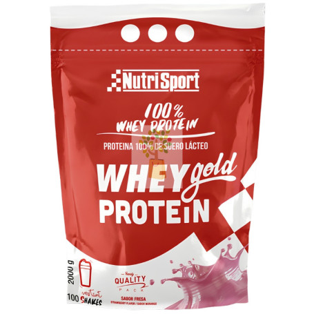 WHEY GOLD PROTEIN SABOR FRESA 2000G NUTRISPORT