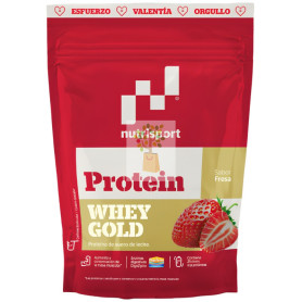 WHEY GOLD PROTEIN SABOR FRESA 500G NUTRISPORT