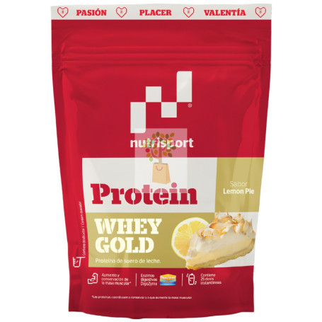 WHEY GOLD PROTEIN SABOR LEMON PIE 500G NUTRISPORT