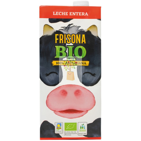 LECHE DE VACA ENTERA BIO 1L FRISONA BIO