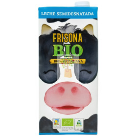 LECHE DE VACA SEMIDESNATADA BIO 1L FRISONA BIO