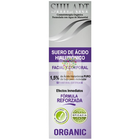SUERO DE ÁCIDO HIALURÓNICO FACIAL Y CORPORAL 1,5% 120ML SHILART