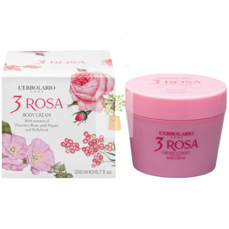 3 ROSAS CREMA CORPORAL 200ML L´ERBOLARIO
