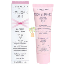 ÁCIDO HIALURÓNICO CC CREMA TONO CARAMELO SPF20 50ML L´ERBOLARIO
