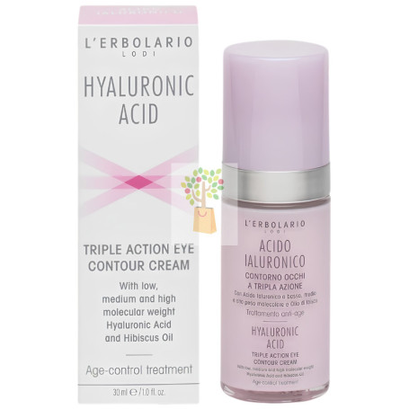ÁCIDO HIALURÓNICO CONTORNO OJOS TRIPLE ACCIÓN 30ML L´ERBOLARIO