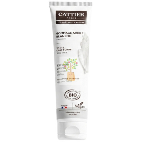 EXFOLIANTE DE ARCILLA BLANCA 100ML CATTIER PARÍS