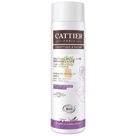 SOLUCIÓN MICELAR DESMAQUILLADORA 300ML CATTIER PARÍS
