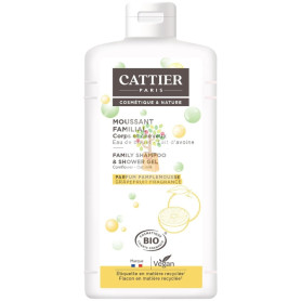 GEL DE DUCHA Y CHAMPÚ FAMILIAR 500ML CATTIER PARÍS