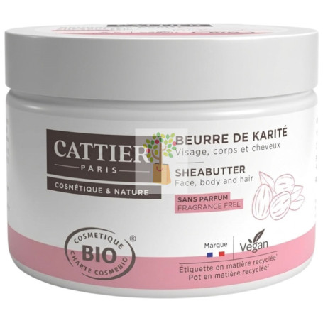 MANTECA DE KARITÉ BIO 100G CATTIER PARÍS