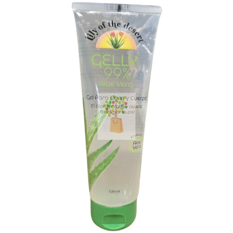 GELLY GEL HIDRATANTE DE ALOE VERA 99% 120ML LILY OF THE DESERT