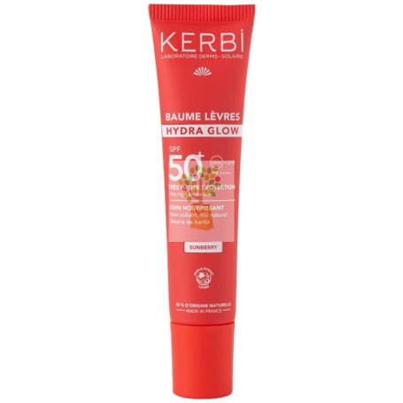 BÁLSAMO LABIAL HYDRA GLOW SPF50 15G KERBI