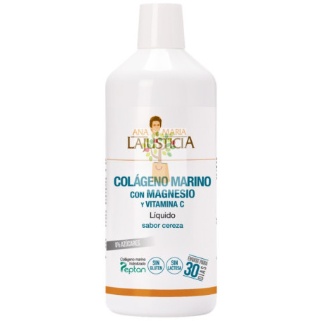 COLÁGENO MARINO+MAGNESIO+VIT C CEREZA 1LT ANA MARÍA LAJUSTICIA