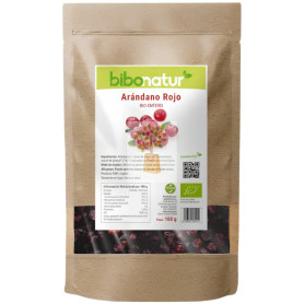 ARÁNDANO ROJO + SIROPE DE MANZANA ECO 100G BIBONATUR