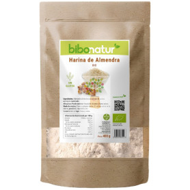 HARINA DE ALMENDRA SIN GLUTEN BIO 400G BIBONATUR
