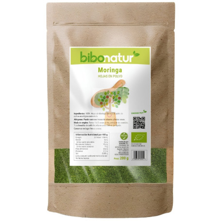 MORINGA EN POLVO BIO 200G BIBONATUR