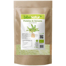 PROTEÍNA DE GUISANTE AL 80% ECO 200G BIBONATUR