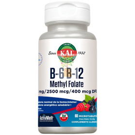 B6/B12 METHYL FOLATE (HOMOCISTEIN) 60 MICROCOMPRIMIDOS KAL