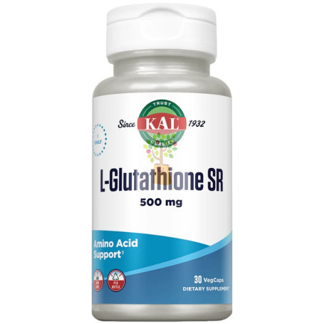 SUPER L-GLUTATHIONE 500MG 30 CÁPSULAS VEGETALES KAL