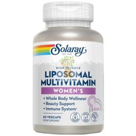 MULTIVITAMÍNICO LIPOSOMAL PARA MUJERES 60 CÁPSULAS SOLARAY