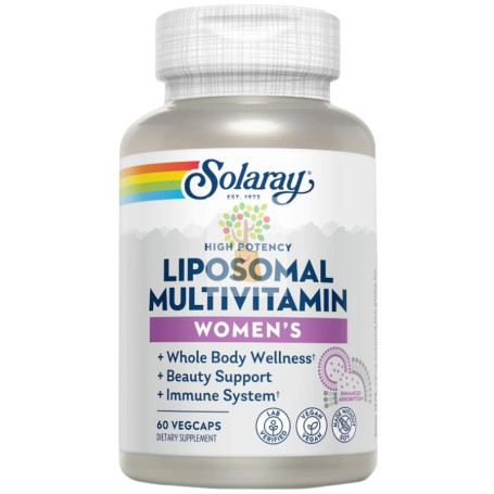 MULTIVITAMÍNICO LIPOSOMAL PARA MUJERES 60 CÁPSULAS SOLARAY