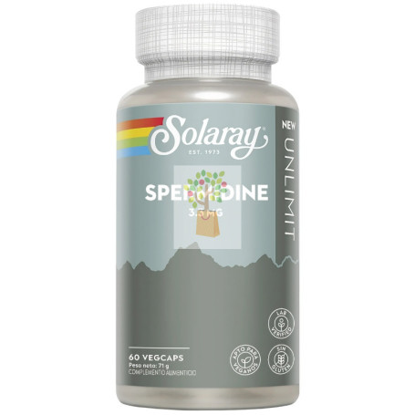 SPERMIDINE 3.3MG 60 CÁPSULAS VEGETALES SOLARAY