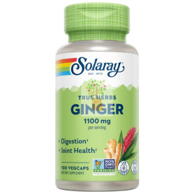 RAÍZ DE JENGIBRE 550MG 100 CÁPSULAS VEGETALES SOLARAY