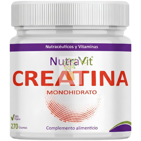 CREATINA MONOHIDRATO 270G NUTRAVIT
