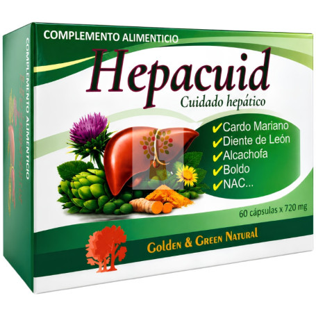 HEPACUID 60 CÁPSULAS GOLDEN GREEN